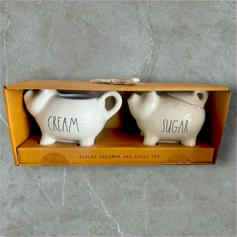 New in box Rae Dunn Pig Cream & Sugar